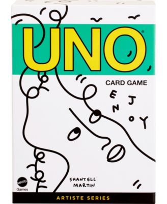 Mattel UNO Artiste Shantell Martin Card Game for Kids, Adults and Family Night, Collectible Deck