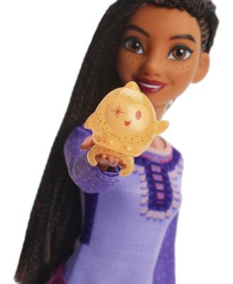 Disney's Wish Singing Asha of Rosas Fashion Doll Star Figure, Posable with Removable Outfit image number null