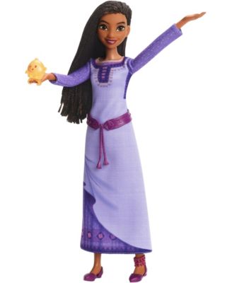 Disney's Wish Singing Asha of Rosas Fashion Doll Star Figure, Posable with Removable Outfit