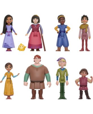 Disney's Wish the Teens Pack of 8 Posable Mini Dolls Star Figures
