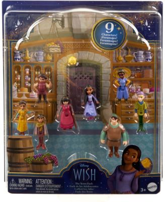 Disney's Wish the Teens Pack of 8 Posable Mini Dolls Star Figures image number null