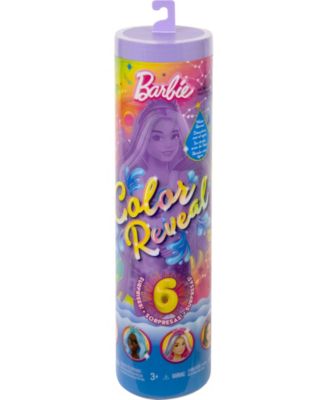 Barbie Color Reveal Doll with 6 Surprises, Rainbow Galaxy Series-Style May Vary image number null