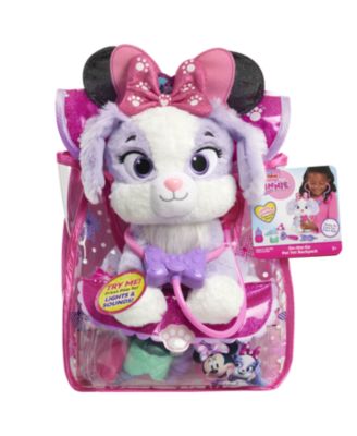 Minnie Mouse Disney Junior On-The-Go Pet Vet Backpack Set, Dress Up and Pretend Play Doctor Kit image number null