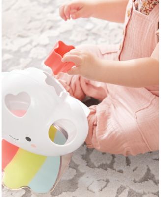 Skip Hop Silver-Tone Lining Cloud Feelings Shape Sorter Baby Toy image number null