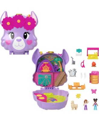 Polly Pocket Camp Adventure Llama Compact image number null