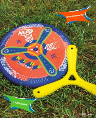 Boomdisk Two in One Boomerang Frisbee Combo Long Distance Thrower image number null