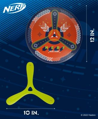 Boomdisk Two in One Boomerang Frisbee Combo Long Distance Thrower image number null