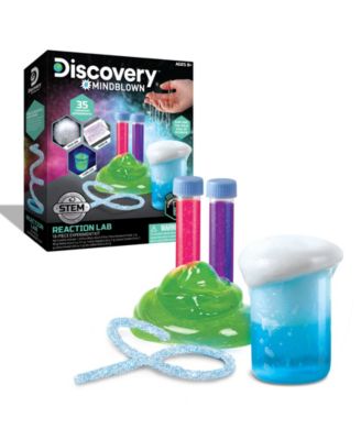 Discovery Mindblown Reaction Lab Chemistry Set, 18-Piece Experiment Kit image number null