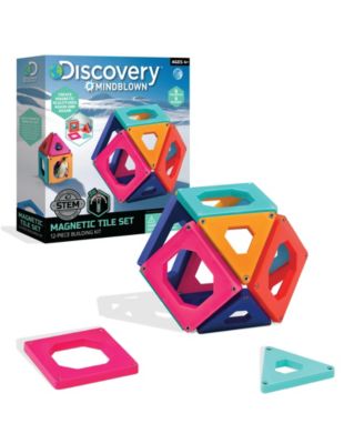 Discovery #MINDBLOWN Magnetic Tile Building Block Set image number null