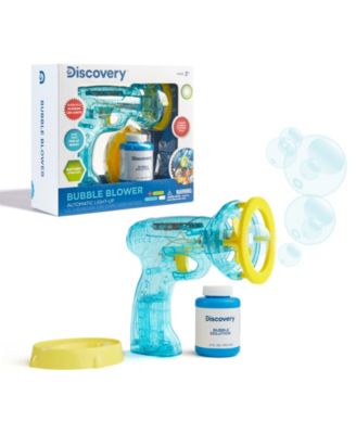 Discovery Automatic Light-Up Bubble Blower with Dip Tray