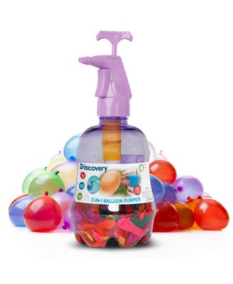 Discovery Kids 3-in-1 Balloon Pumper with Multicolor Water Balloons Set