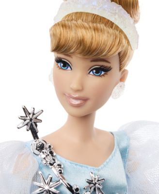 CLOSEOUT! Disney Collector 100 Platinum Cinderella Doll image number null