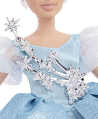 CLOSEOUT! Disney Collector 100 Platinum Cinderella Doll image number null