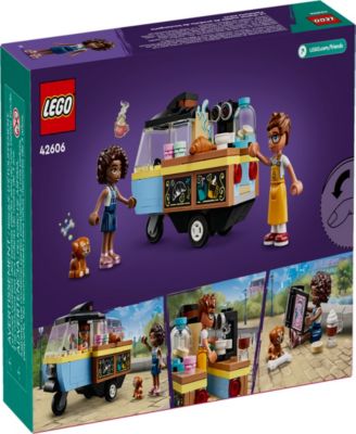 LEGO® Friends 42606 Mobile Bakery Food Cart Toy Building Set with Aliya and Jules Minifigures image number null