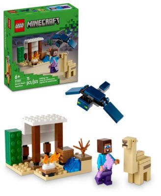LEGO® Minecraft 21251 Steve's Desert Expedition Toy Building Set with Steve and Baby Camel Minifigures