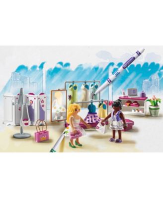 PLAYMOBIL Color with Crayola - Fashion Boutique image number null