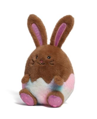 Geoffrey's Toy Box Tasties 10" Chocolate Egg Bunny Plush image number null