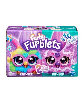 Furby Furblets Ray-Vee Hip-Bop 2-Pack Mini Electronic Plush Toy image number null