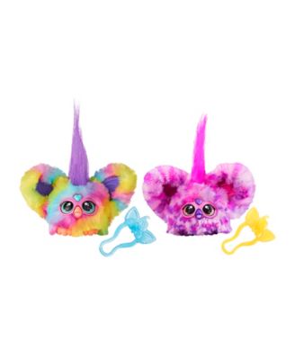 Furby Furblets Ray-Vee Hip-Bop 2-Pack Mini Electronic Plush Toy image number null