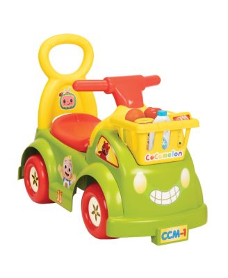 CoComelon Healthy Habits Kids' Ride-On with Sound, Songs, Lights and Bonus Toys
