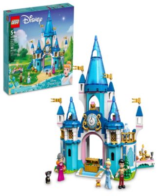 LEGO® Disney 43206 Cinderella and Prince Charming Castle Toy Minifigure Building Set