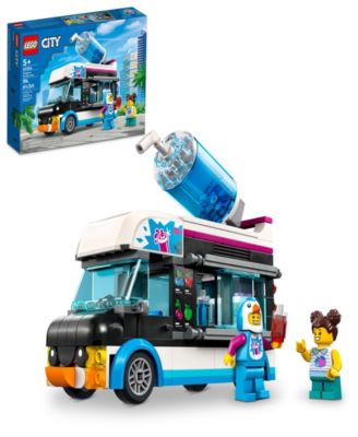 LEGO® City Great Vehicles Penguin Slushy Van with Minifigures 60384 Toy Building Set
