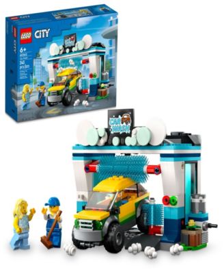 LEGO® My City 60362 Car Wash Toy Portable Building Set with Minifigures