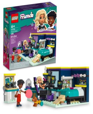 LEGO® Friends Nova's Room 41755 Toy Building Set with Nova, Zac and Dog Figures