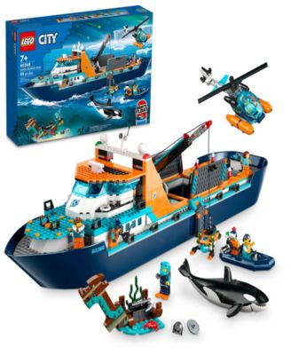 LEGO® City 60368 Exploration Arctic Explorer Ship Toy Floating Boat Building Set