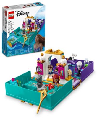 LEGO® Disney 43213 Princess The Little Mermaid Story Book Toy Building Set with Ariel, Prince Eric, Ursula & Sebastian Minifigures