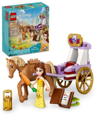 LEGO® Disney 43233 Princess Belle's Storytime  Toy Horse Carriage Building Set with Belle Minifigure