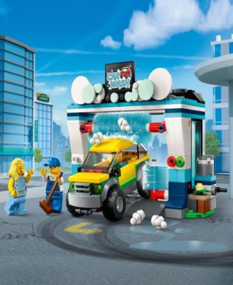 LEGO® My City 60362 Car Wash Toy Portable Building Set with Minifigures image number null