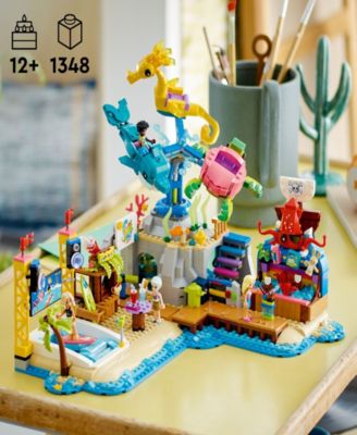 LEGO® Friends 41737 Beach Amusement Park  Toy Adventure Building Set with Minifigures image number null