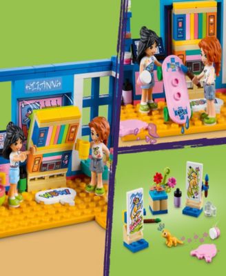 LEGO® Friends Liann's Room 41739 Toy Building Set with Liann, Autumn and Gecko Figures image number null
