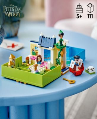 LEGO® Disney 43220 Classic Peter Pan & Wendy's Storybook Adventure Toy Building Set with Peter Pan, Wendy & Captain Hook Minifigures image number null