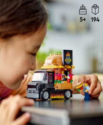 LEGO® City 60404 Great Vehicles Toy Burger Truck Building Set image number null