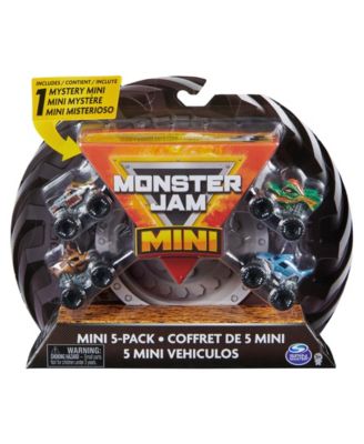 Monster Jam, Mini 5-Pack with Mystery Collectible Monster Truck, 1:87 Scale