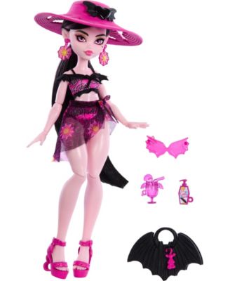 Monster High Scare-Adise Island Draculaura Fashion Doll with Swimsuit Accessories