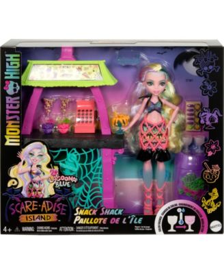 Monster High Scare-Adise Island Snack Shack Playset with Lagoona Blue Fashion Doll image number null