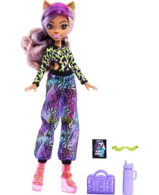 Monster High Scare-Adise Island Clawdeen Wolf Fashion Doll with Swimsuit Accessories