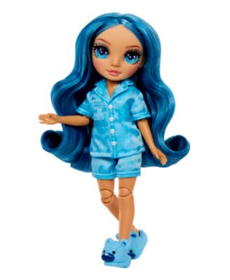 Rainbow High Junior High PJ Party Fashion Doll- Skyler Blue image number null