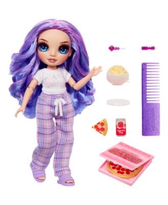 Rainbow High Junior High PJ Party Fashion Doll- Violet Purple image number null