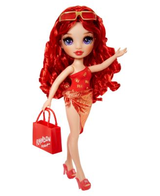 Rainbow High Swim and Style Fashion Doll- Ruby image number null