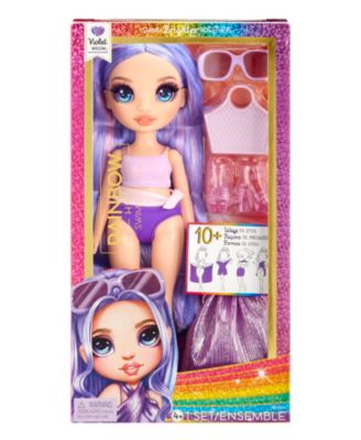 Rainbow High Swim and Style Fashion Doll- Violet image number null