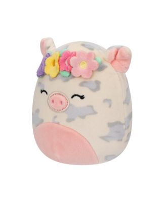 Squishmallows 8" Rosie - Spotted Pig With Flower Crown Plush image number null