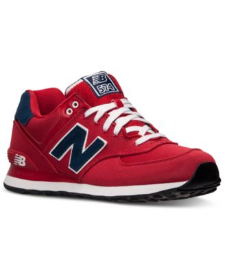 new balance red pique polo