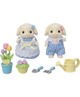 Calico Critters Blossom Gardening Set -Flora Rabbit Sister Brother-