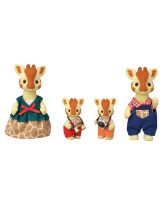 Calico Critters Highbranch Giraffe Family, Set of 4 Collectable Doll Figures image number null