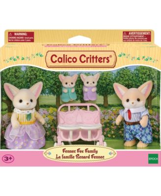 Calico Critters Fennec Fox Family, Set of 4 Collectable Doll Figures image number null