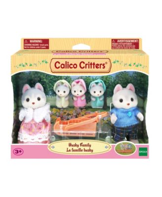 Calico Critters Husky Family, Set of 5 Collectable Doll Figures image number null